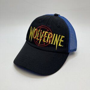 Marvel Wolverine Comics Retro Trucker Mesh Snapback Hat Cap Embroidery NWT Read